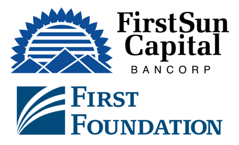 FirstSun Capital Bancorp and First Foundation Logos stacked