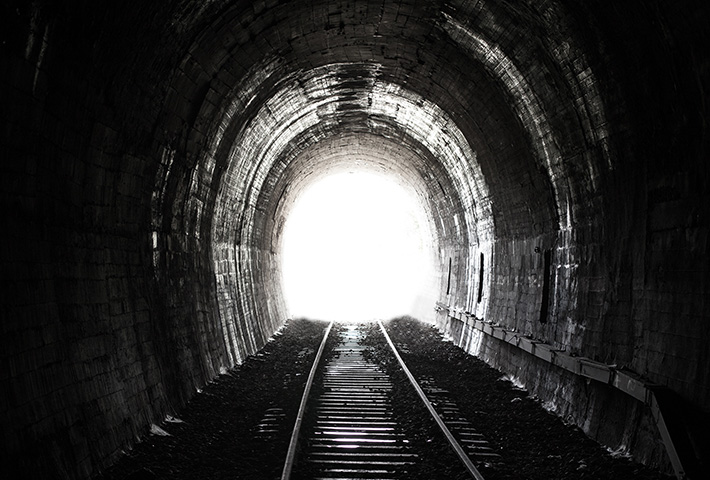 Light at end of tunnel