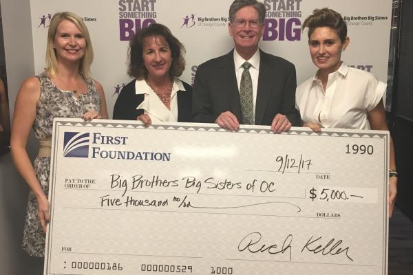 Big Brothers Sisters Check Giving Photo Big Brothers Sisters Check Giving Photo