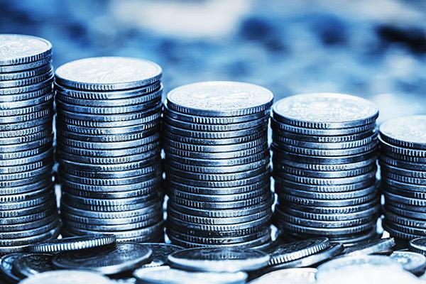 stacked coins