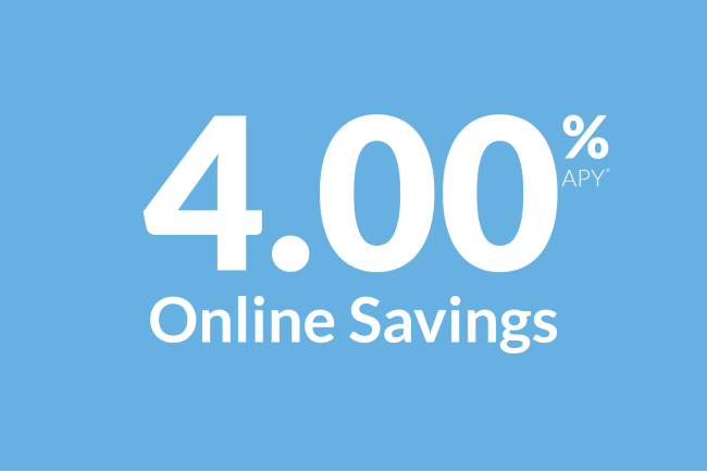 4.00% APY Online Savings