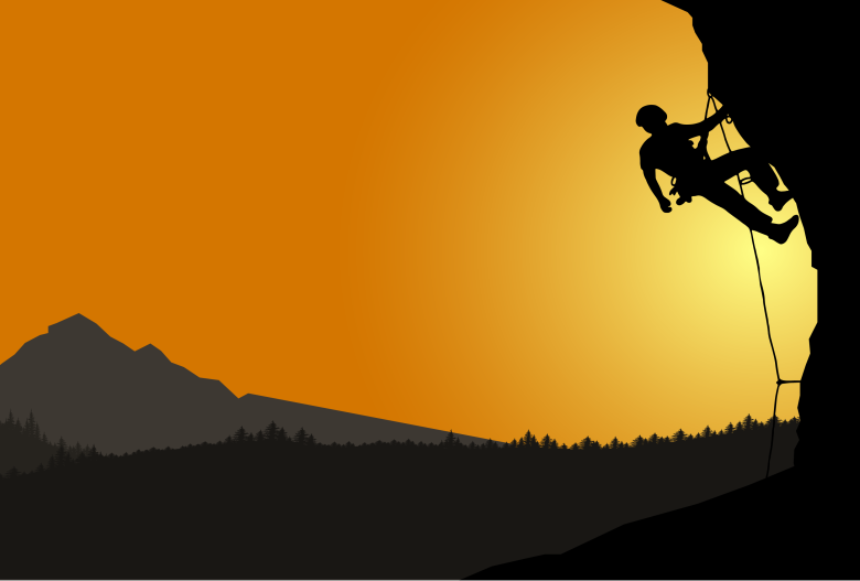 Market action update Market action update climber on cliff