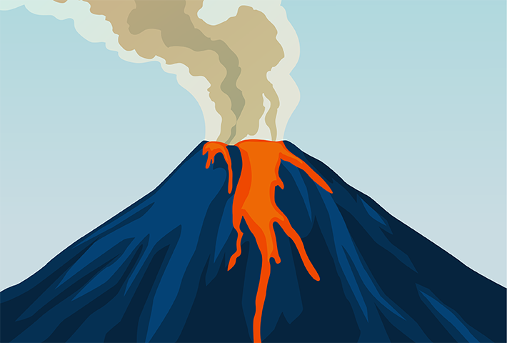 Market commentary volatility is back Volcano